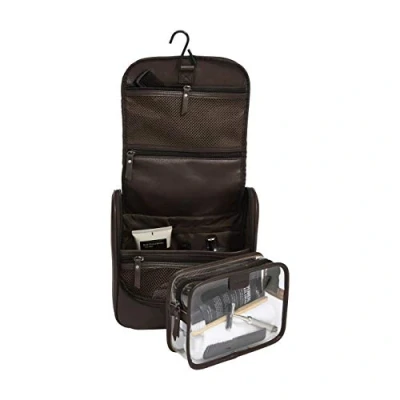 Afbeelding van STACKERS BROWN Toilettas Beauty Case Waszak Met haak