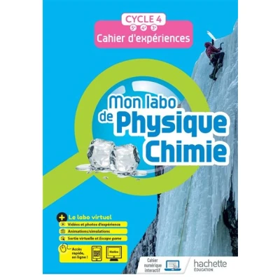 Image de Mon labo de Physique Chimie cycle 4 cahier d&#039;expériences