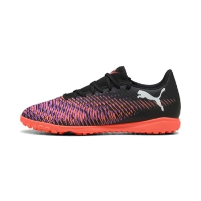 Afbeelding van Puma Future 8 PLAY Voetbalschoenen voor kunstgras, Heren, Maat: 46, Black/white/glowing red Textiel/ synthetisch