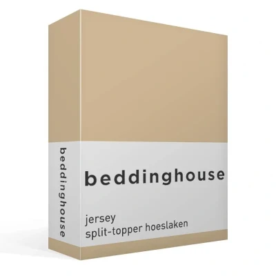 Afbeelding van Beddinghouse Jersey Splittopper Hoeslaken 180x200/220 Camel