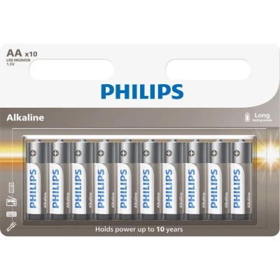 Afbeelding van Philips Entry Alkaline AA 10 stuks