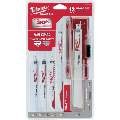 Afbeelding van Milwaukee reciprozaagbladenset 49222229 (12st)