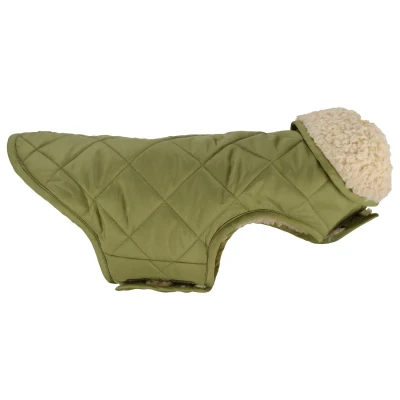 Afbeelding van Flamingo Jas voor honden Bonnie groen Maat 40cm (A: 40 cm, B: 34 C: 54 60 cm) Ideaal Beagle, Franse Bulldog, Cocker Spaniel, Shih Tzu &amp; Jack Russell Terriër