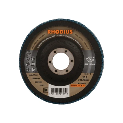 Afbeelding van Rhodius 210479 LSZ F3 Lamellenschijf Diameter 115 mm Boordiameter 22.23 RVS 1 stuk(s)