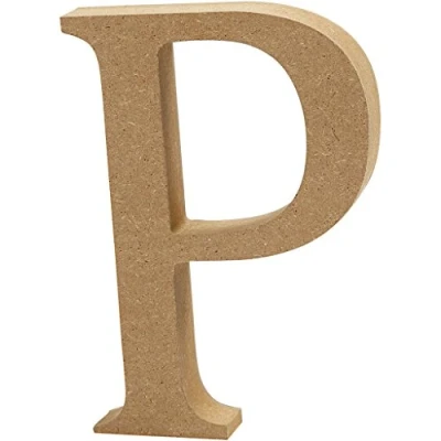Image de Creative lettre P MDF 13 cm