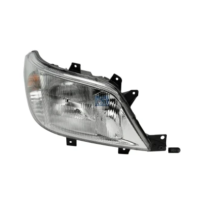 Afbeelding van DT Spare Parts 4.68077 Koplampen rechts H7, PY21W, H1 12 Transparant Zonder mistlamp voor rechtsrijdend verkeer Met gloeilamp