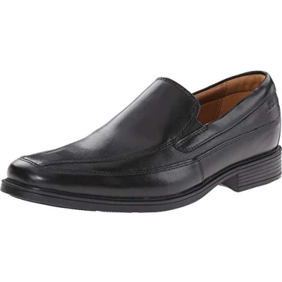 Afbeelding van Clarks Tilden Free mocassins voor heren, Zwart leer