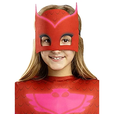 Afbeelding van FUNIDELIA Owlette Masker PJ Masks voor meisjes Tekenfilms Rood