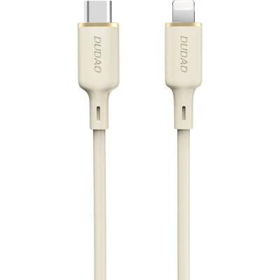 Afbeelding van Dudao L7SCL USB C Lightning 30W 2m kabel beige