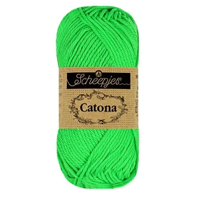 Afbeelding van Scheepjes Catona 25gr 602 Neon Green