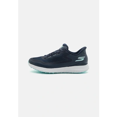 Afbeelding van Skechers Performance GO Flight Golfschoenen, Dames, Maat: 38, Navy/light blue Textiel/ synthetisch