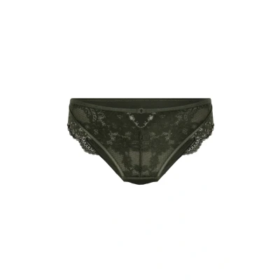 Afbeelding van Hunkemöller Dames Lingerie Brazilian Amara Groen maat XS