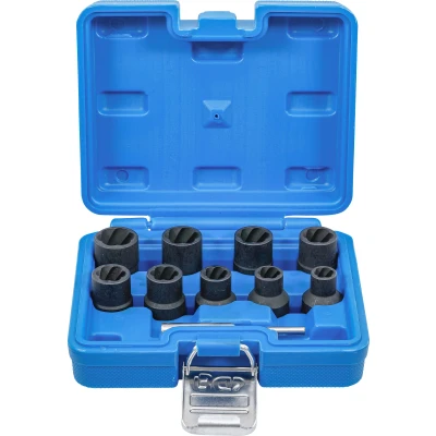 Afbeelding van BGS Spiraalprofiel doppenset / schroefuitdraaier 1/2&quot; 10 19 mm, delig