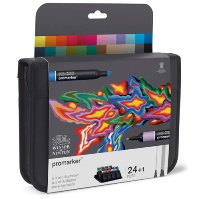 Afbeelding van Winsor &amp; Newton promarker™ Arts and Illustration 24+1 set