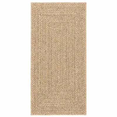 Afbeelding van Vloerkleed ZIZUR binnen en buiten 60x110 cm jute look