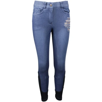 Afbeelding van Mondoni Eivissa kinder rijbroek jeans maat:176