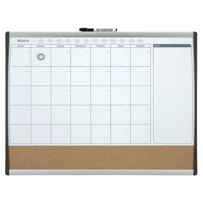 Image de Nobo Tableau organisateur mensuel magnétique 58,5x43 cm