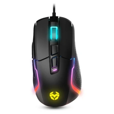 Image de Krom kick Souris ergonomique RGB pour droitiers optique 7 boutons filaire USB