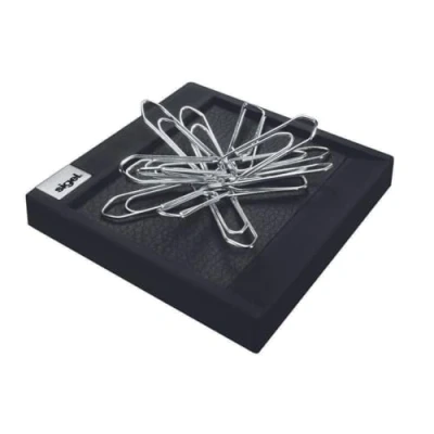 Afbeelding van SIGEL SA536 Cintano S paperclipdispenser, 75 x 11 mm, zwart
