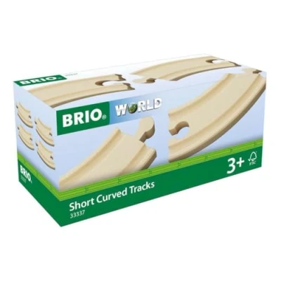 Image de Brio Petits rails courbes 90 mm