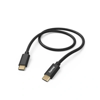 Afbeelding van Hama Oplaadkabel Fabric Usb C 1,5 M Nylon Zwart