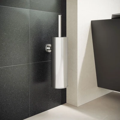 Afbeelding van HotBath Cobber X WC borstelgarnituur wandmodel Chroom CXA11CR