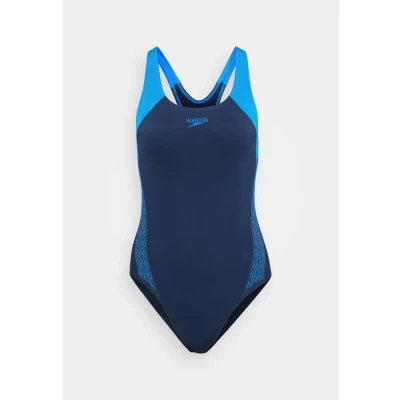 Afbeelding van Speedo Hyperboom Splice Laneback Badpak, Dames, Maat: 40, Lagoon blue
