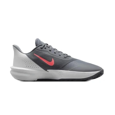 Afbeelding van Nike Performance Precision VII Basketbalschoenen, Heren, Maat: 42.5, Smoke grey/photon dust/iron grey Textiel/ synthetisch