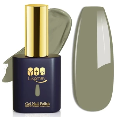 Afbeelding van YTD Likomey Gelnagellak, Semi permanent, Saliegroen, 15 ml, Soak off, Uv, Led, Gellak, Manicure
