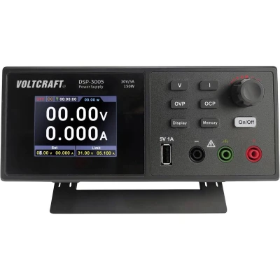 Afbeelding van VOLTCRAFT DSP 3005 Labvoeding, regelbaar 0 30 V 5 A 150 W USB 2.0 stekker Op afstand bedienbaar Aantal uitgangen: 1 x