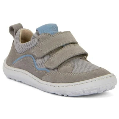 Afbeelding van Froddo Barefoot BASE Unisex Babyschoenen voor kinderen, Maat: 32, Grey Leer en textiel