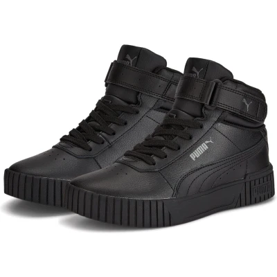 Afbeelding van PUMA Carina 2,0 Mid Jr Meisjes Sneakers Zwart Maat 37
