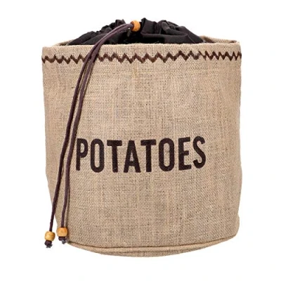 Afbeelding van Kitchencraft Opbergtas Aardappels 20 X 21 Cm Jute Bruin