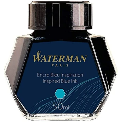 Image de Waterman encre pour stylo plume flacon d&#039;encre Bleu Inspiration bouteille de 50 ml