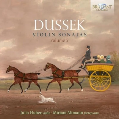 Afbeelding van Julia Huber &amp; Miriam Altmann Dussek: Violin Sonatas, Vol. 2 (CD)