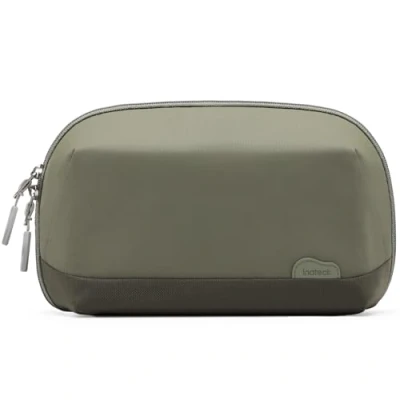 Afbeelding van Inateck AB03007 180 open kabeltas voor elektronische accessoires, reistas gadgets, spatwaterdicht, tech etui met handvat, groen