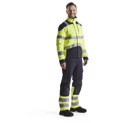 Afbeelding van Blaklader Multinorm werkbroek Inherent 1488 1512 Marine/High Vis Geel C148