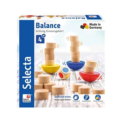 Afbeelding van Selecta 63001 Weegschaal, dobbel en stapelspel, meerkleurig