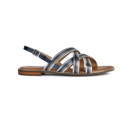 Afbeelding van Geox Sandalen, Dames, Maat: 38, Blau Leer