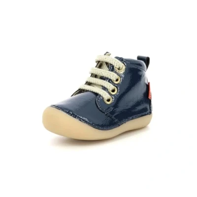 Afbeelding van Kickers Sonizip Oxford bord, uniseks, kinderen, BLAUWE LAK