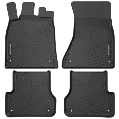 Afbeelding van WALSER Premium vloermat compatibel met Audi A6 C7/Allroad C7/Avant C7 2011 2018, 100% op maat, Made in EU, robuust, vloermatten