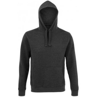 Afbeelding van SOLS Unisex Volwassenen Spencer Hooded Sweatshirt (Houtskool Mergel) Maat 3XL
