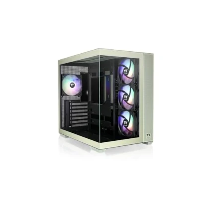 Afbeelding van Thermaltake View 380 TG ARGB Matcha Green Midi tower PC behuizing Groen