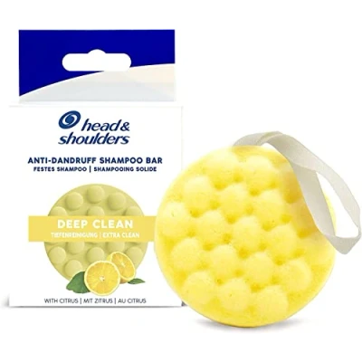 Afbeelding van Head &amp; Shoulders Diepe reiniging vaste anti roos shampoo, met citrus, 70 g