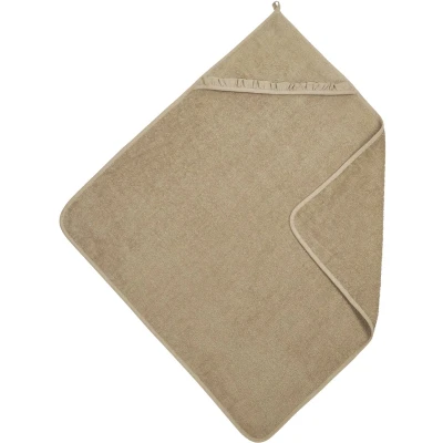 Afbeelding van Meyco Badcape Ruffle Badstof Taupe