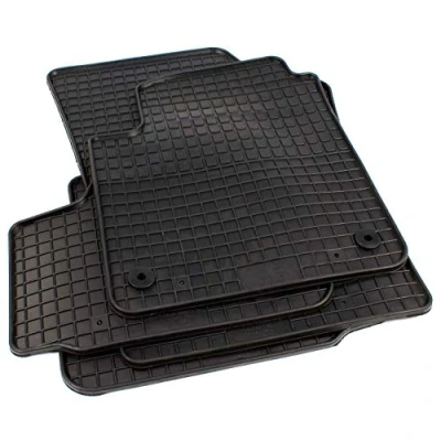 Afbeelding van Petex 62510 Vloermatset Rubber voor en achter 4 zwart