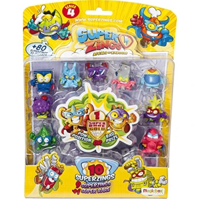 Afbeelding van SUPERTHINGS RIVALS OF KABOOM SuperZings 4 Blister met 10 figuren
