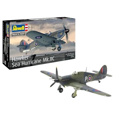 Afbeelding van 1:32 Revell 03768 Hawker Sea Hurricane Mk Iic Propellervliegtuig Plastic Modelbouwpakket