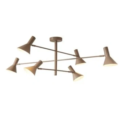 Afbeelding van IT&#039;S ABOUT ROMI Izmir plafondlamp, zand, 6 lamps