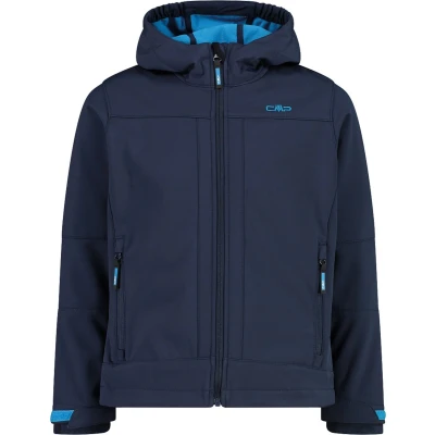 Afbeelding van CMP KID Jacket FIX HOOD Unisex Softshelljas voor kinderen, Maat: 140, Blue danubio
